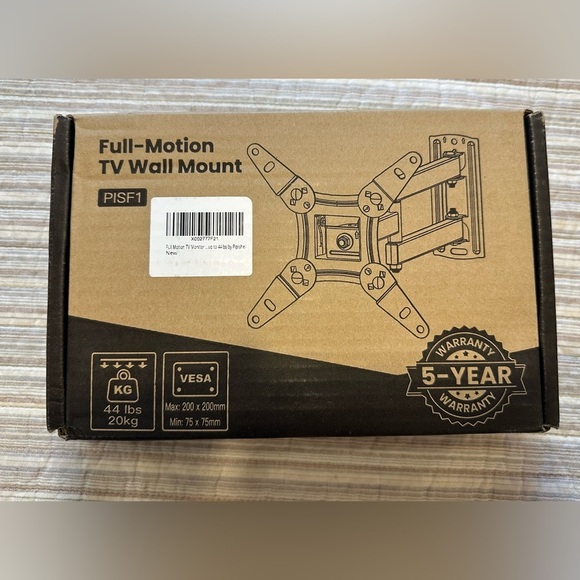 Pipishell Other - Pipishell Full-Motion TV Wall Mount – Heavy-Duty & Versatile!